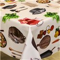 Клейонка 1,40*20м рулон фотодрук 3-х шарова 504A