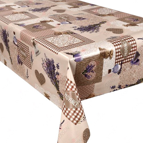 Клеенка 1,40*20м рулон Dekorama 094B букетики лаванды