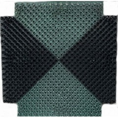 Килимок травка  №11 квадратний фігурний 36х36