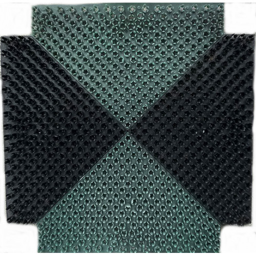 Килимок травка  №11 квадратний фігурний 36х36