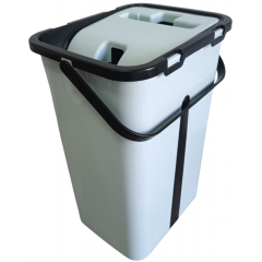 Відро для прибирання + швабра натирач ZP-301 в пакетованому поліетилені