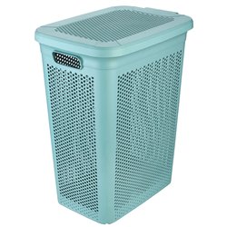 Корзина для білизни TP-838 SOLARO з бічним відкриттям 29х41,5х51см зелений