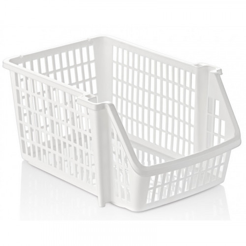 Кошик в холодильник TP-816 VETRA широкий білий 26х21х13см
