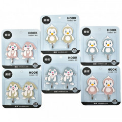 Гачок 1уп-2шт на самоклейці R89280-20525 на блістері Звірі