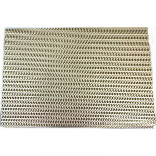 Термосерветка косичка 45х30 набір 12шт G-15 золото