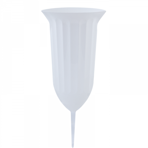 Ваза для квітів Флора зі штирем d16 білий
