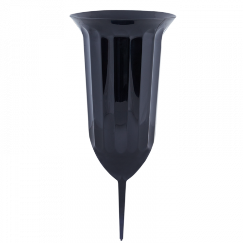 Ваза для квітів Флора зі штирем d16 чорний
