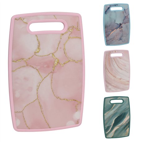 Обробна дошка R93011-S мармур 30х20см блакитний