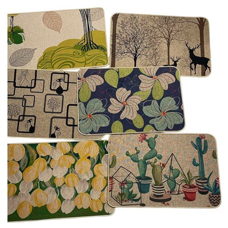 Килимок Льон 38х58 на гумовій основі