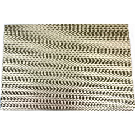 Термосалфетка косичка 45х30 набор 12шт G-15 золото