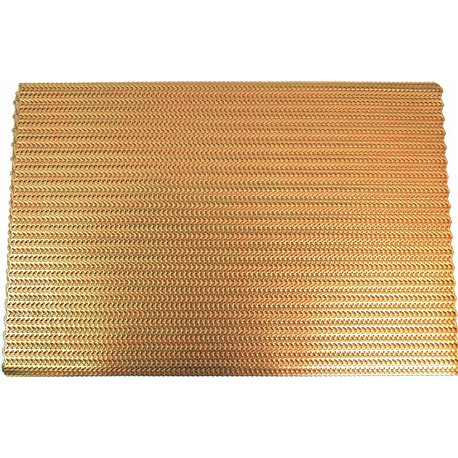 Термосалфетка косичка 45х30 набор 12шт G-15 шоколадный