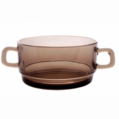 Бульйонниця 350мл борщевниця з ручками димка