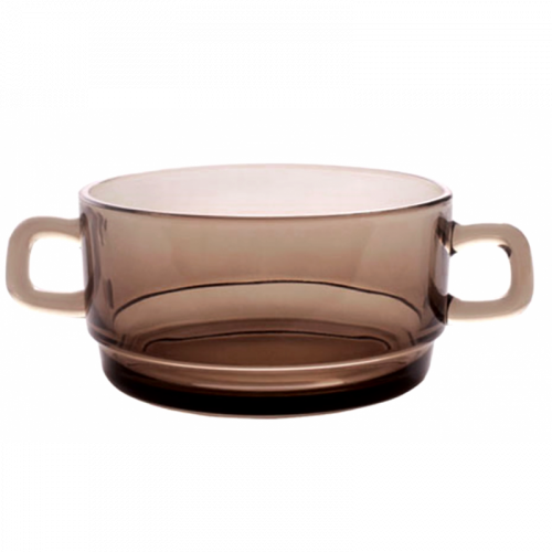 Бульйонниця 350мл борщевниця з ручками димка