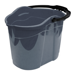 Відро під швабру 14л овал ПГ-1088 металік