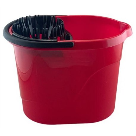 Ведро под швабру с насадкой 14л М красный