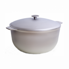 Казан алюмінієвий 40л з кришкою D1040