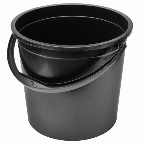 Відро 10л Х для холодних продуктів з пластиковою ручкою чорне