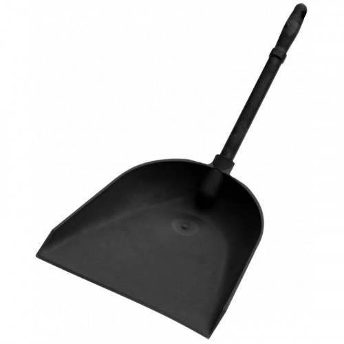 Совок для сміття з чорною ручкою 28см чорний