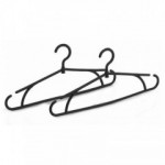 Вішалка плечики Х чорні з поворотним гачком
