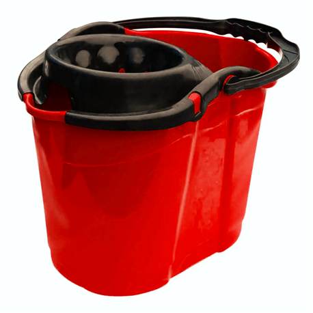 Ведро под швабру с насадкой 14л овал ПГ-1089 красный