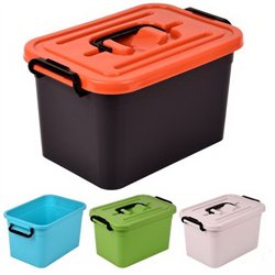 Бокс контейнер 6,3л кольоровий ПБ-980 з ручкою без вкладишу