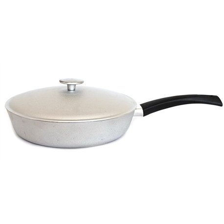 Сковорода алюминиевая с крышкой D50221  22х5см