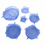 Кришечки силіконові 06SL набір 6шт круглі