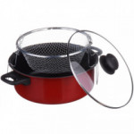 Каструля фритюрниця 6267-26SCF 26см червоний