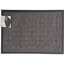 Коврик с кантом однотонный 60х90 прямоугольный серый