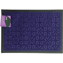 Коврик с кантом однотонный 40х60 прямоугольный синий