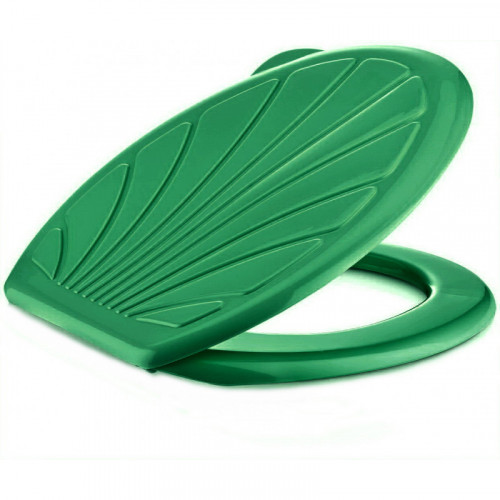 Сидіння для унітазу Ракушка укр зелений перламутр