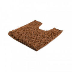 Килимок Лапша туалетник 60х40 коричневий світлий