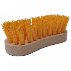 Щітка для твердих поверхонь фігурна 120х45мм жовта