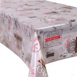 Клеенка France 1,40*30м рулон силикон MA-3754