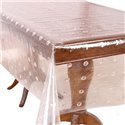 Клейонка м'яке скло 1,37*20м рулон Crystal рифлена MA-4979