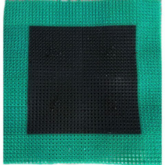 Килимок травка  №14 квадратний кант 57х57