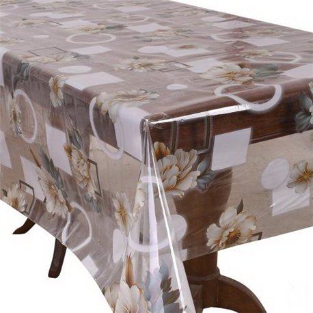 Клеенка France 1,40*30м рулон силикон MA-5513