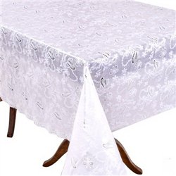 Клеенка 1,37*20м рулон LACE Ажур MA-4805 белая