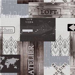 Клейонка Premium 1,37*25м рулон на нетканій основі MA-4469