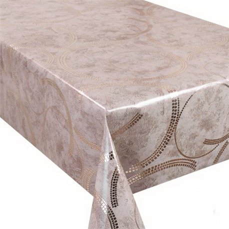 Клеенка Марсель 1,37*20м рулон на тканевой основе глянец MA-5479