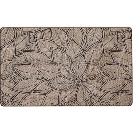 Коврик Лен 58х88 на резиновой основе 