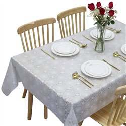 Клейонка 1,37*20м рулон LACE Ажур MA-5728 біла