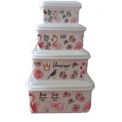 Судочки 236PF пластик с рисунком 4шт  