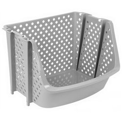 Корзина-органайзер Модуль 15л ПБ-963 347х298х243мм серый светлый