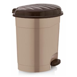 Ведро с педалью 4150 01 Shell 8,0л бежевый