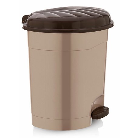 Відро з педаллю 4150 01 Shell 8,0л бежевий