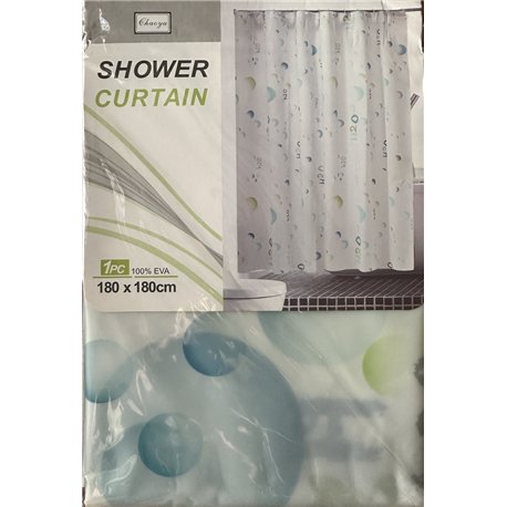 Штора 60086 силикон 180х180 H2O