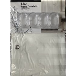 Штора SC13 силикон 180х180 белый