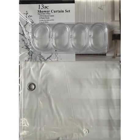 Штора SC13 силікон 180х180 білий