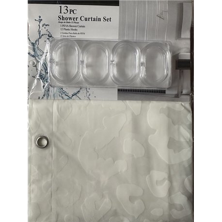 Штора SC13 силикон 180х180 белый